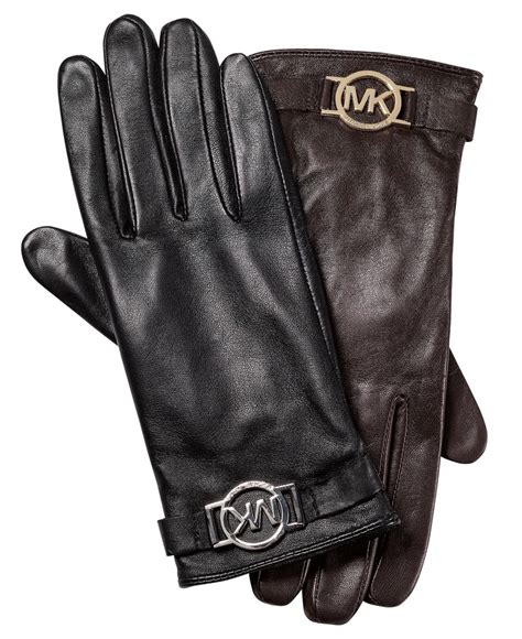 michael kors leather gloves macy's|mk gloves.